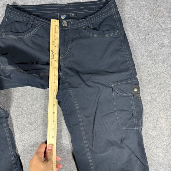 Kuhl Womens Splash Roll-Up Pants 32x32 Charcoal Grey Vintage Patina Dye Size 10 - Picture 7 of 10